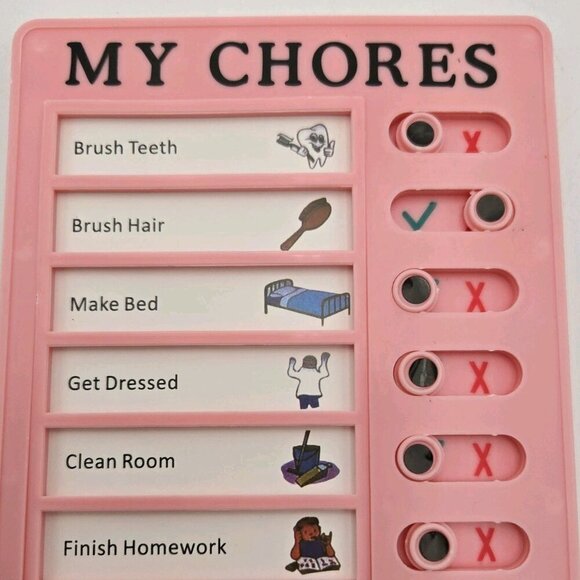 Checklist Chore Board Daily Schedule To Do List Board Chart Memo Kids Customized - Picture 3 of 8